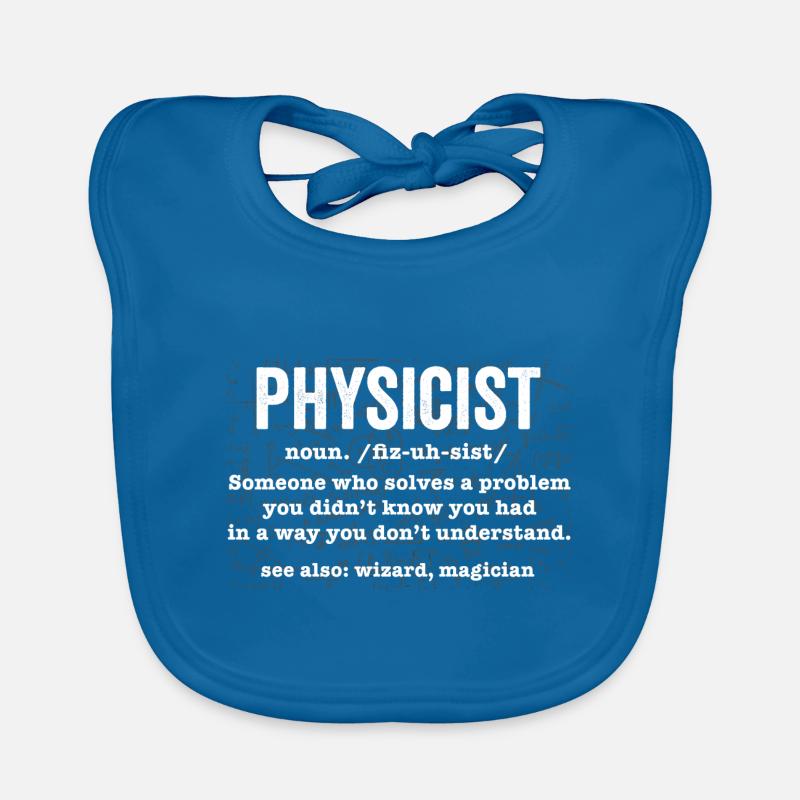 Science I Physicist Definition I Physics I Organic Baby Bibs