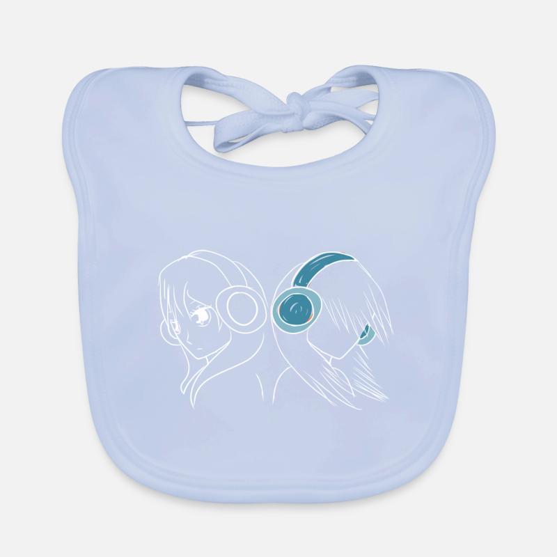 manga anime Organic Baby Bibs