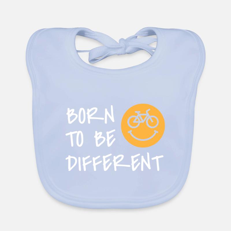 Born to be Different, Radfahrer, Biker Baby Bio-Lätzchen
