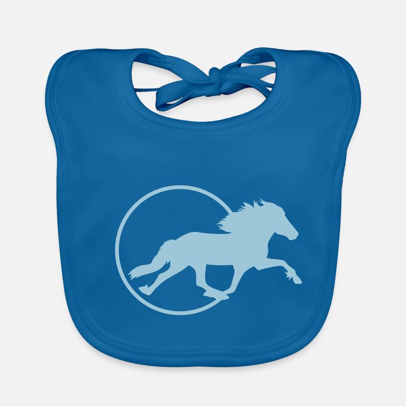 Cheval d’Islande - Pass de course Bavoir bio Bébé