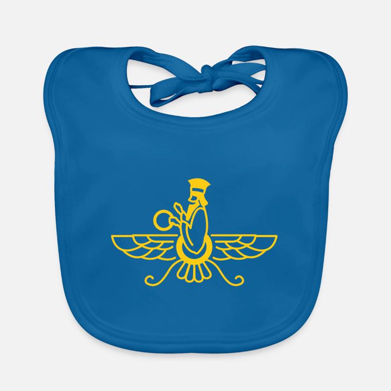 Image cachée Cadeau Faravahar Zarathustra Symbole Bavoir bio Bébé