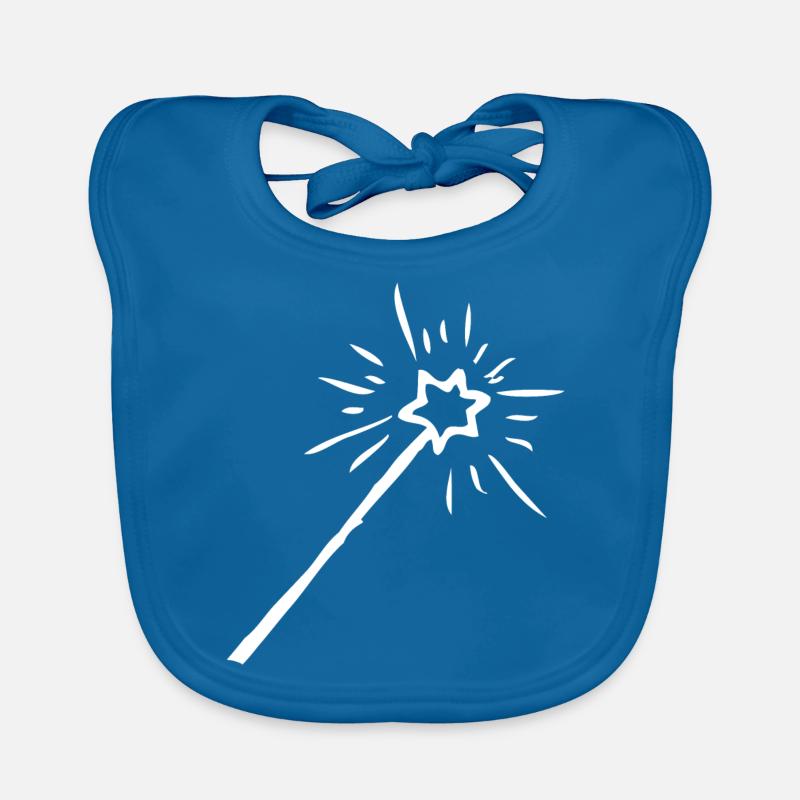 Magic Wand, Witch, Witch, Magic Organic Baby Bibs