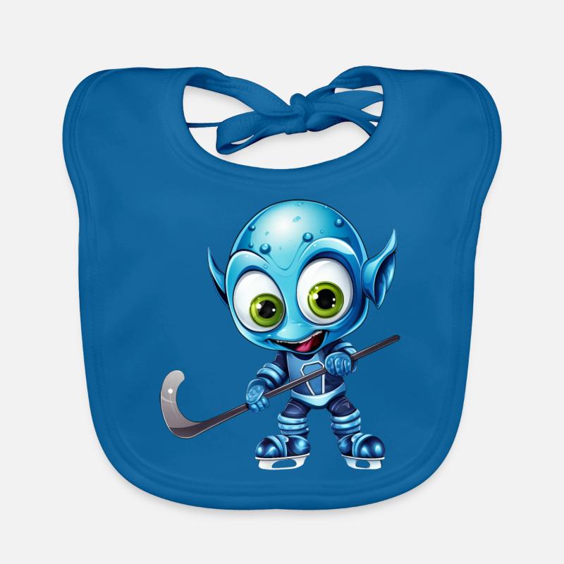 Schimpanse Eishockeyspieler: Dynamisches Baby Bio-Lätzchen