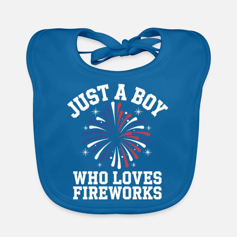Pyrotechnics Fireworks Pyrotechnics Organic Baby Bibs