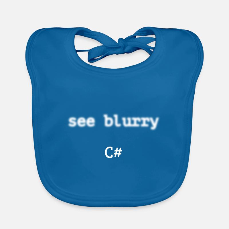 Programmer c sharp - See blurry c sharp Organic Baby Bibs