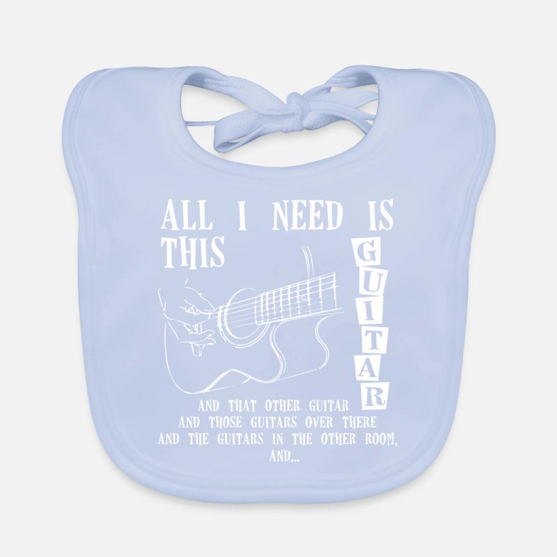 All I Need is This Guitar Baby Bio-Lätzchen