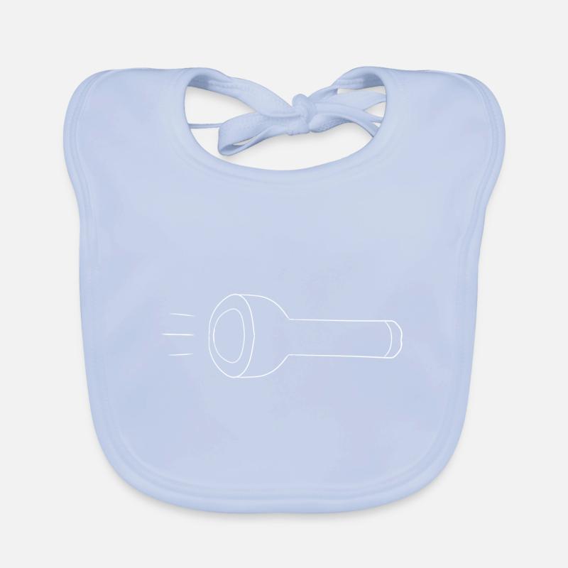 flashlight lamp Organic Baby Bibs