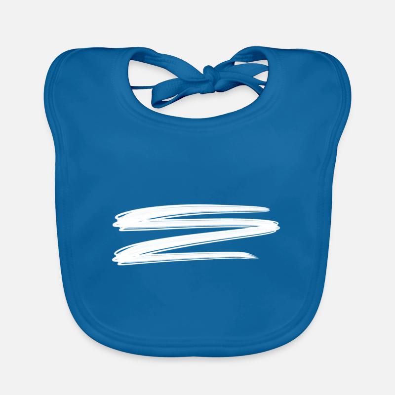 Dashes Dash lines Line Organic Baby Bibs