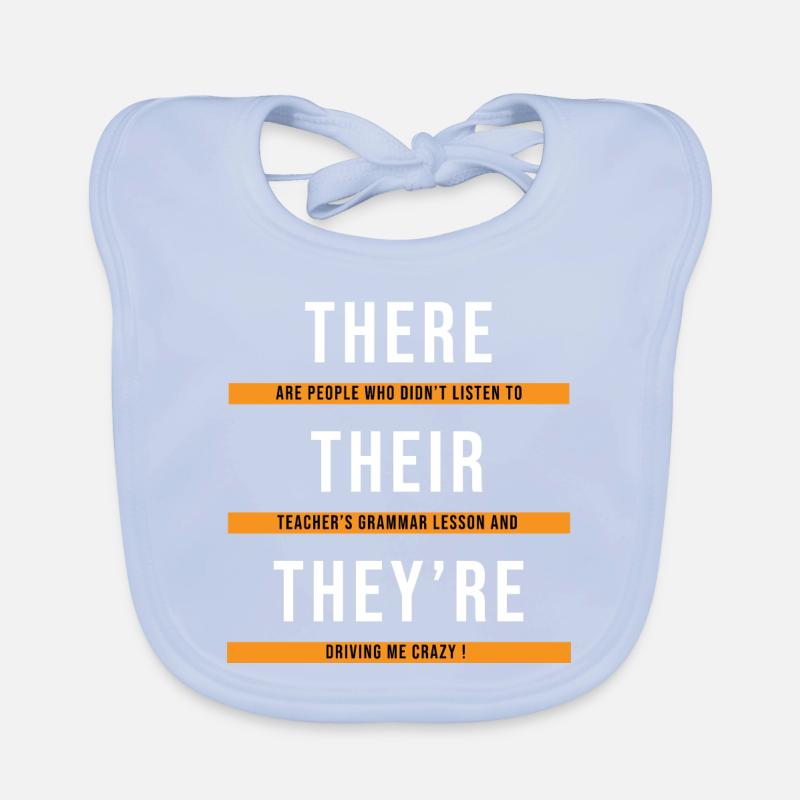 Lehrer Grammatik Englisch Baby Bio-Lätzchen