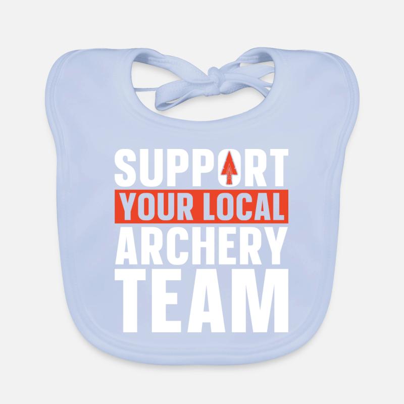 Bogenschütze Bogensport Pfeil Bogen Bogenschießen Baby Bio-Lätzchen