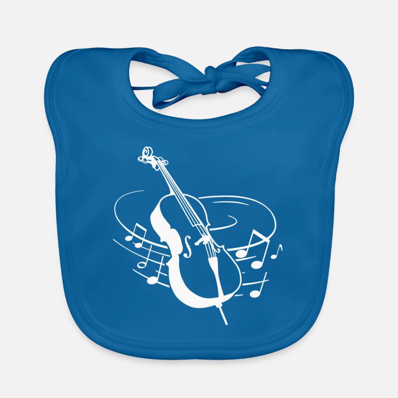 Partitions de violoncelle Musique classique Violoncelliste Bavoir bio Bébé