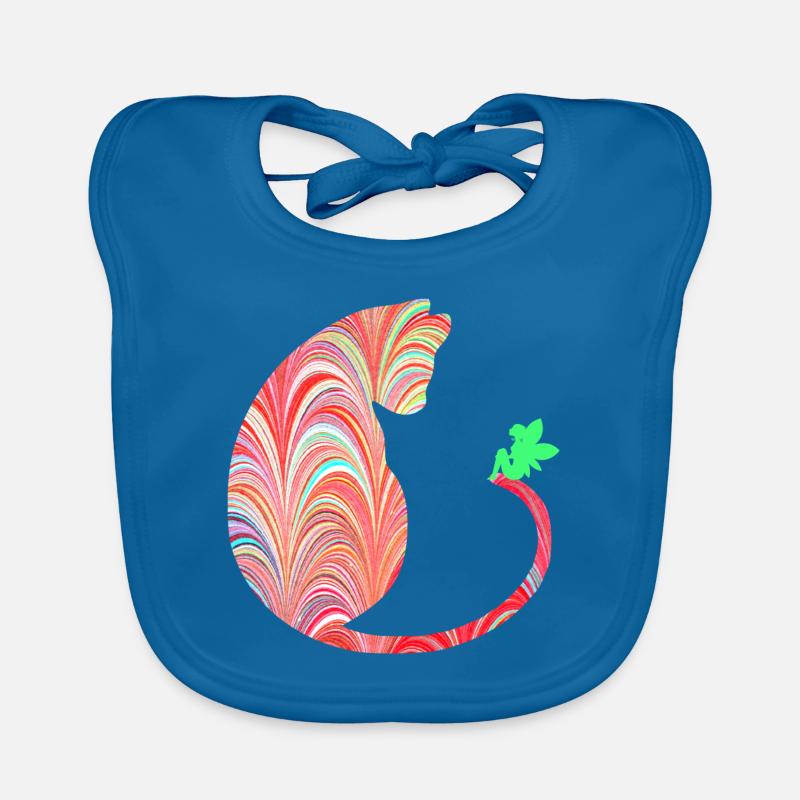 cat with fee e 106 Organic Baby Bibs