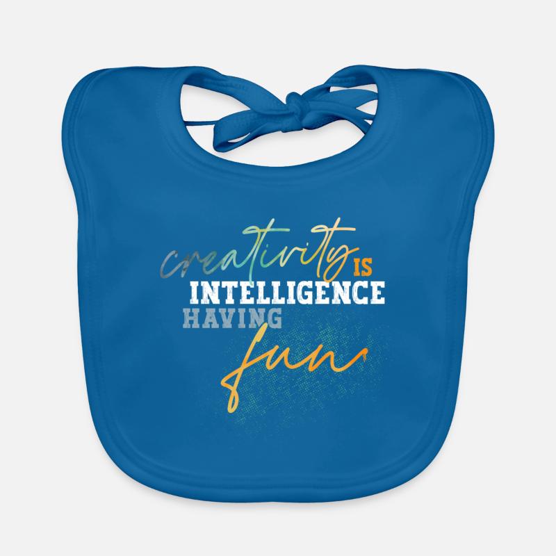 Intelligence créative Bavoir bio Bébé