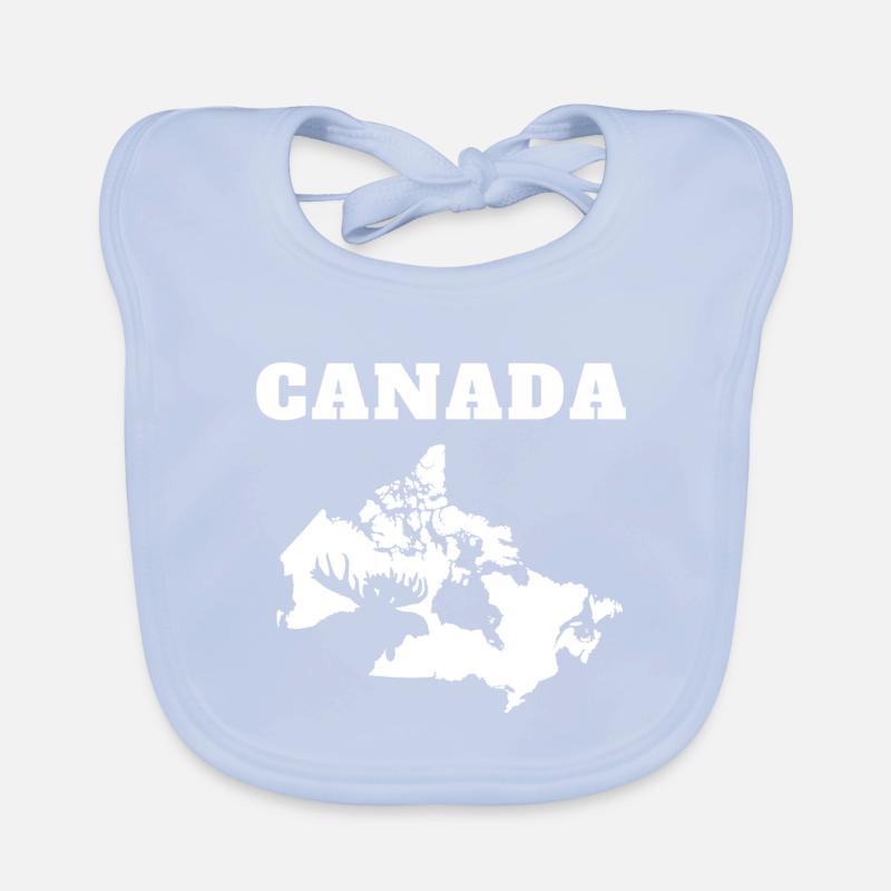 Canada Moose Moose form Organic Baby Bibs
