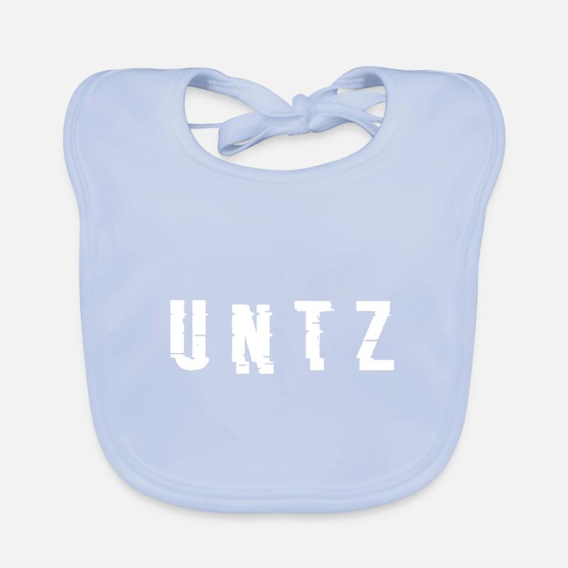 Untz Techno Rave Trance Geschenk Baby Bio-Lätzchen