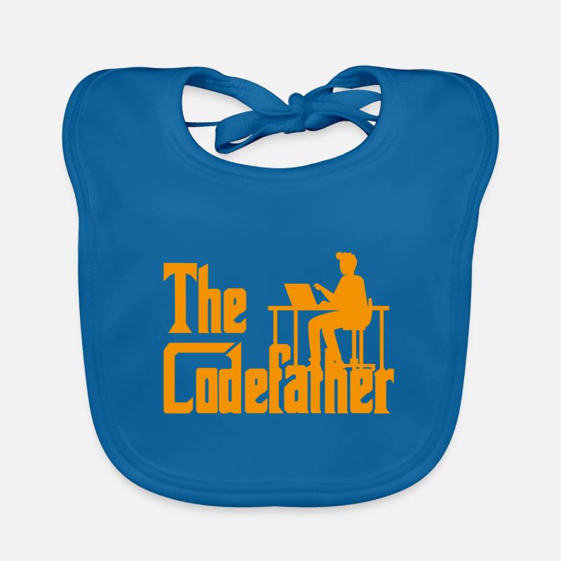 The Codefather Coding Programier Cadeau Bavoir bio Bébé