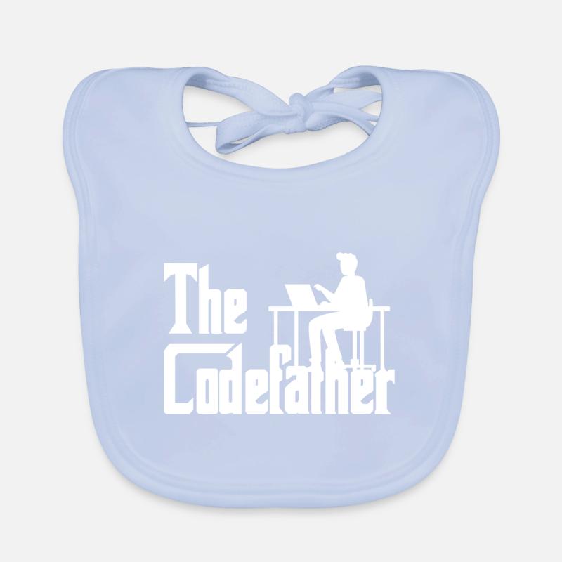 The Codefather Coding Programierer Geschenk Baby Bio-Lätzchen