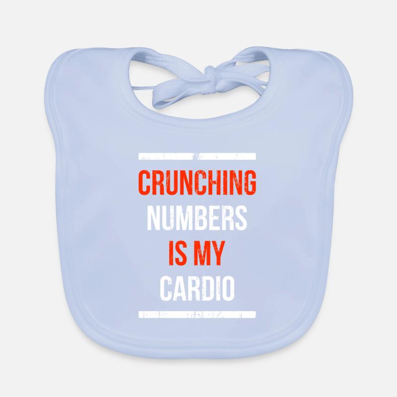 Crunching Numbers est mon cadeau de cardio comptable Bavoir bio Bébé