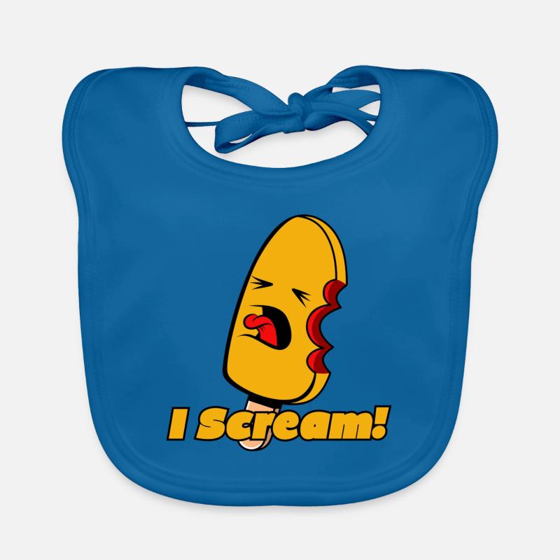 Ice Cream - I Scream Organic Baby Bibs