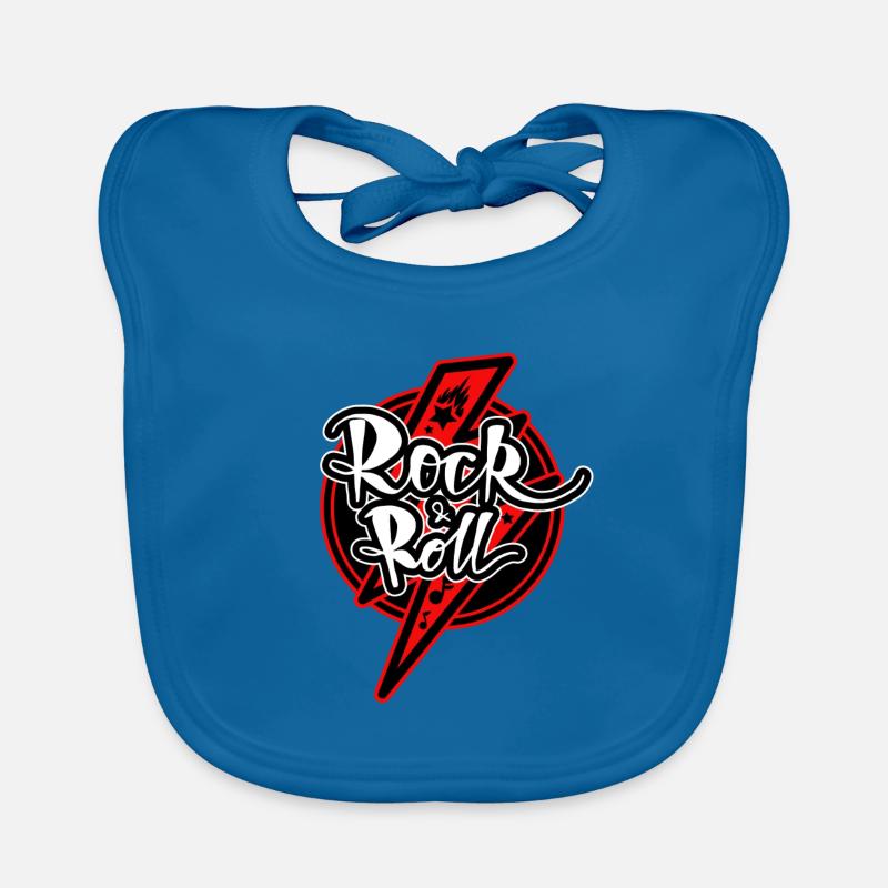 Rock n Roll Blitz Bavaglino ecologico per neonato