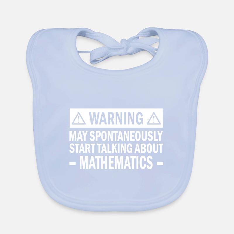 Mathematik Mathe Spruch Lehrer Geschenk Baby Bio-Lätzchen
