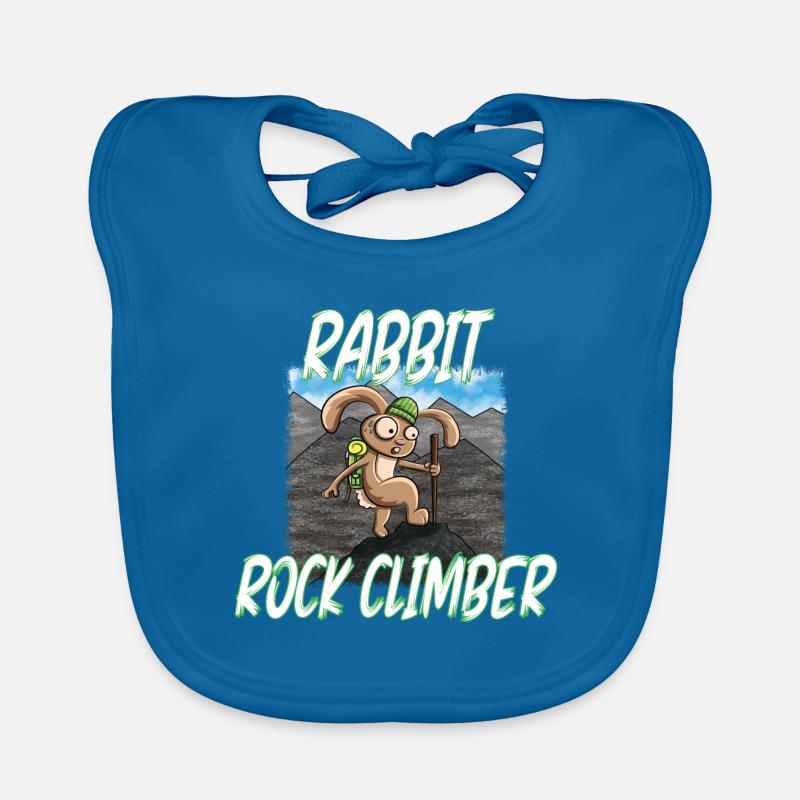 RABBIT ROCK CLIMBER Bavoir bio Bébé
