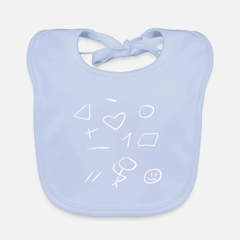 symboles de forme Bavoir bio Bébé