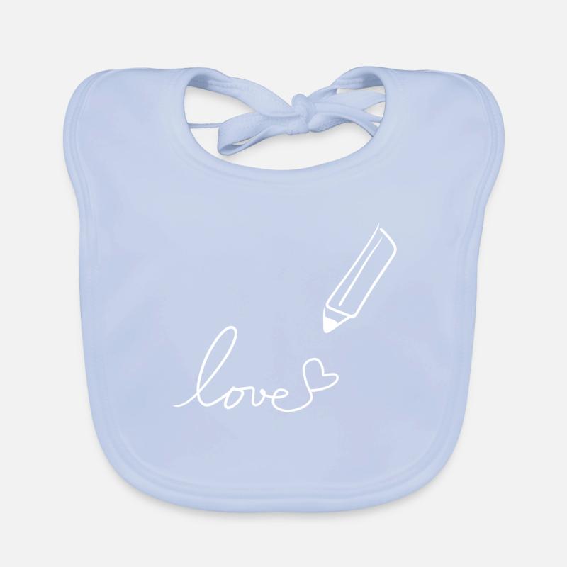 Drawing pen Organic Baby Bibs