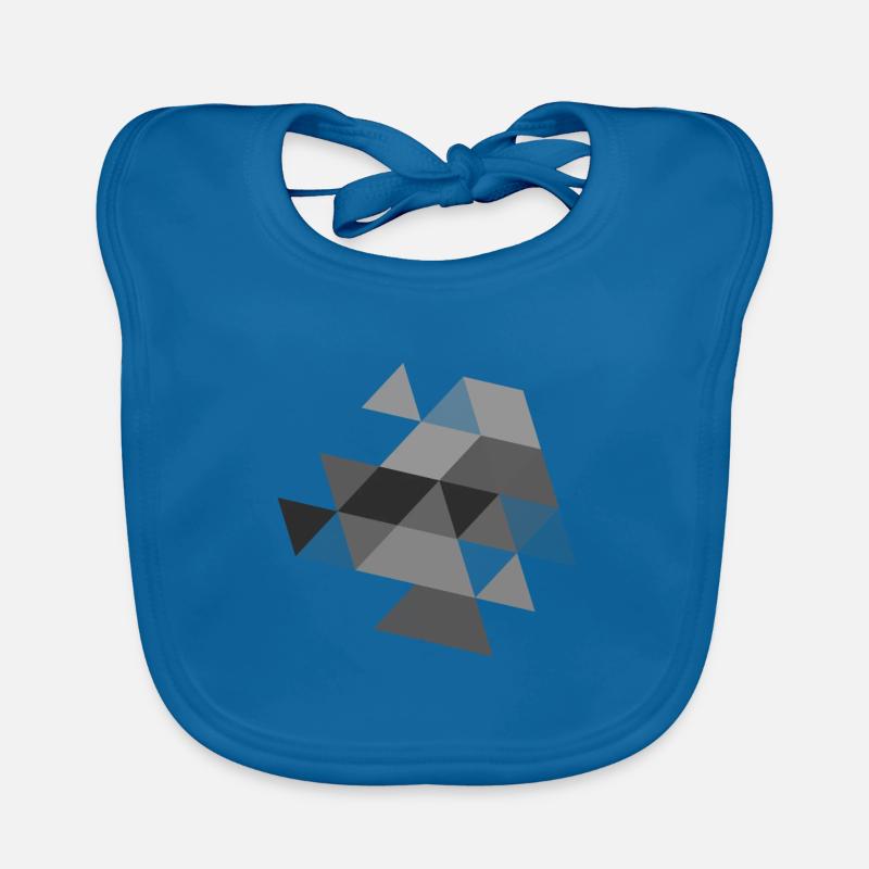 triangle symbol pattern symbol Organic Baby Bibs