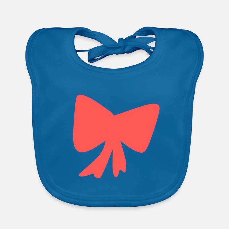 Loop Red Icon Organic Baby Bibs