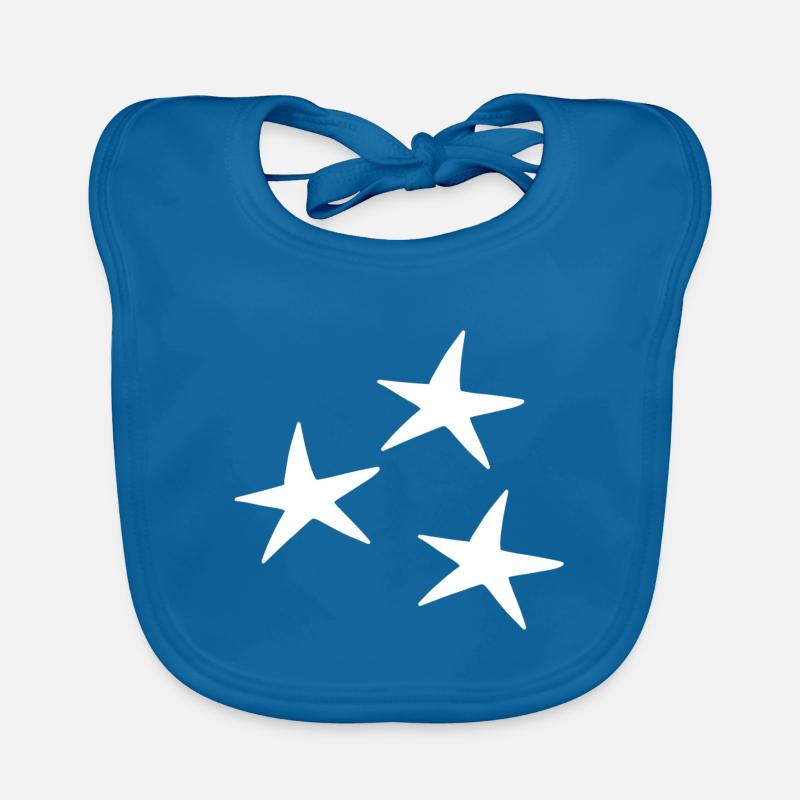 Star pattern icon Organic Baby Bibs