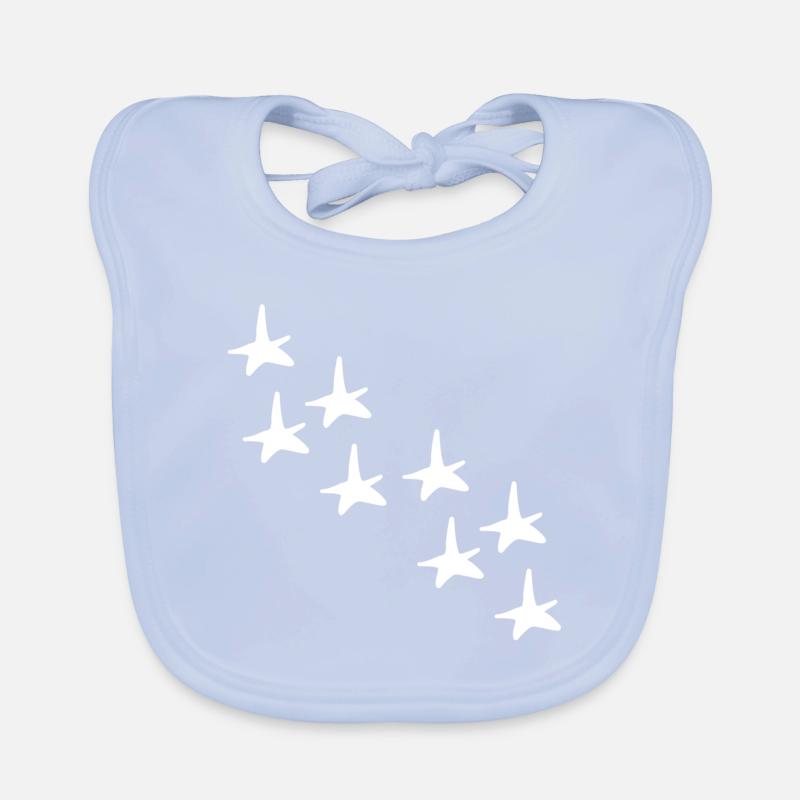 sterne stern muster formen symbol Baby Bio-Lätzchen