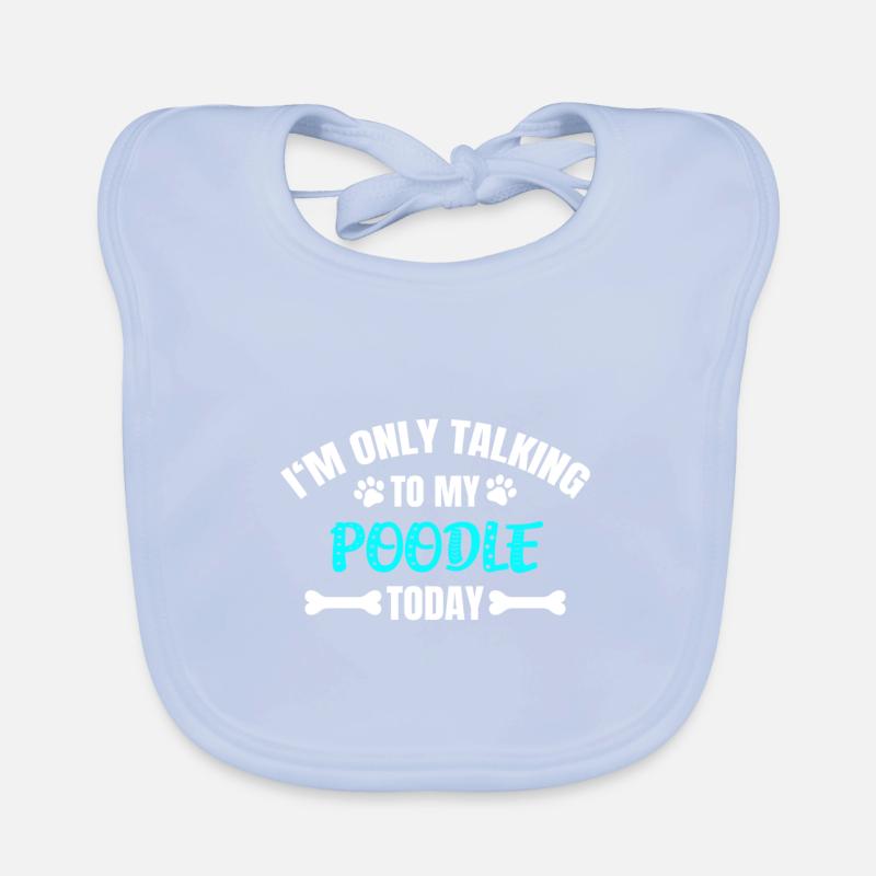 Caniche Pudel Bavoir bio Bébé