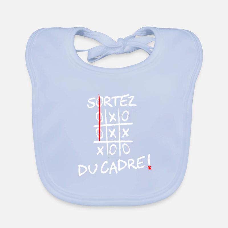 SORTEZ DU CADRE ! Bavoir bio Bébé