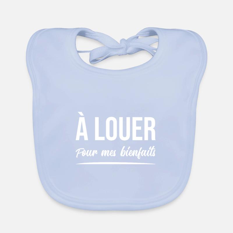 À LOUER (POUR MES BIENFAITS) ! Bavoir bio Bébé