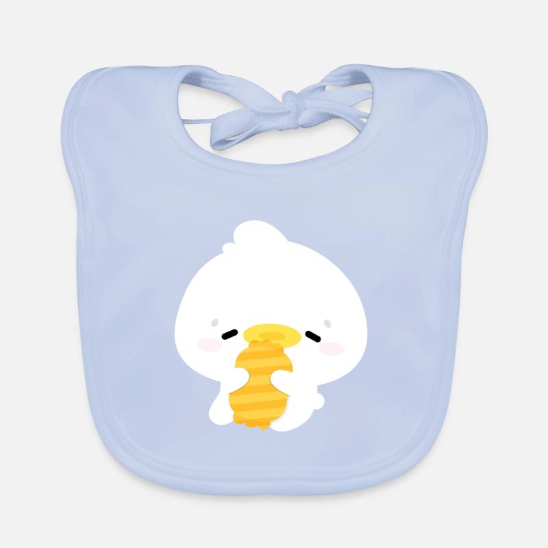 Canard endormi Bavoir bio Bébé