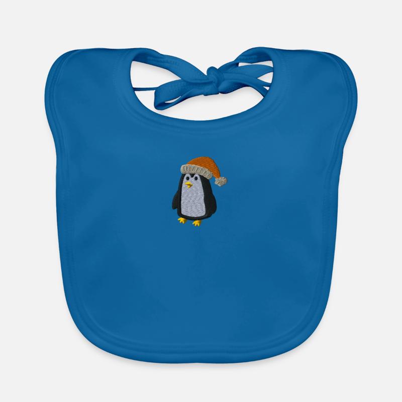 Pingouin de Noël Bavoir bio Bébé