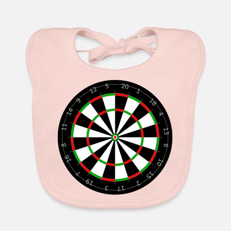 Dartboard Organic Baby Bibs
