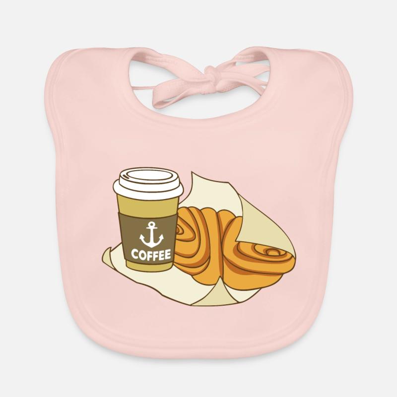 Franzbrötchen & Kaffee Baby Bio-Lätzchen