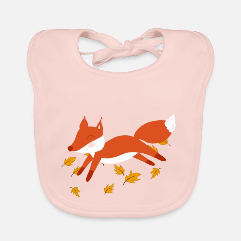 Fuchs - Baby Bio-Lätzchen - Rose