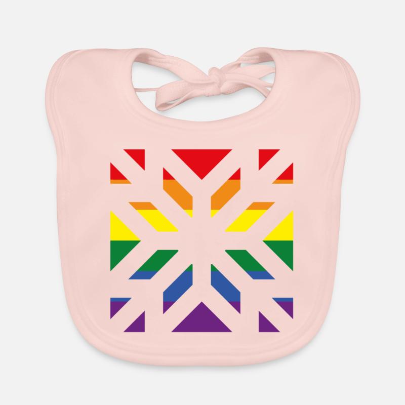 Sternenregenbogen Baby Bio-Lätzchen