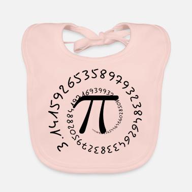 Pi - matematica Bavaglino ecologico per neonato