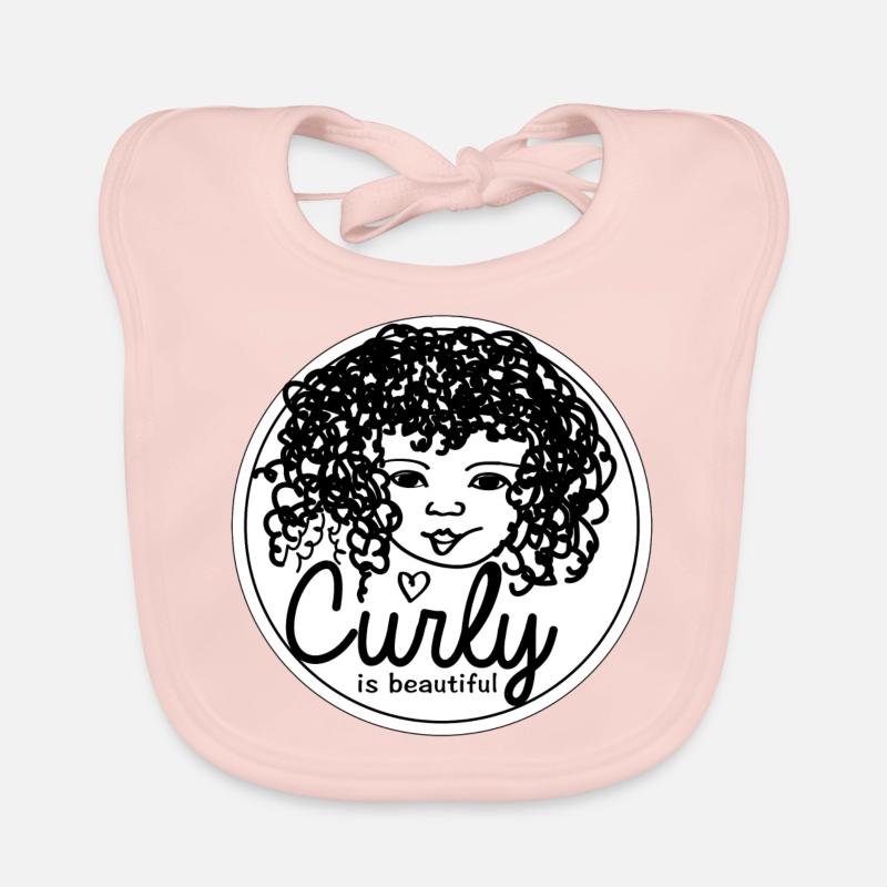 Locken Haare Baby Bio-Lätzchen