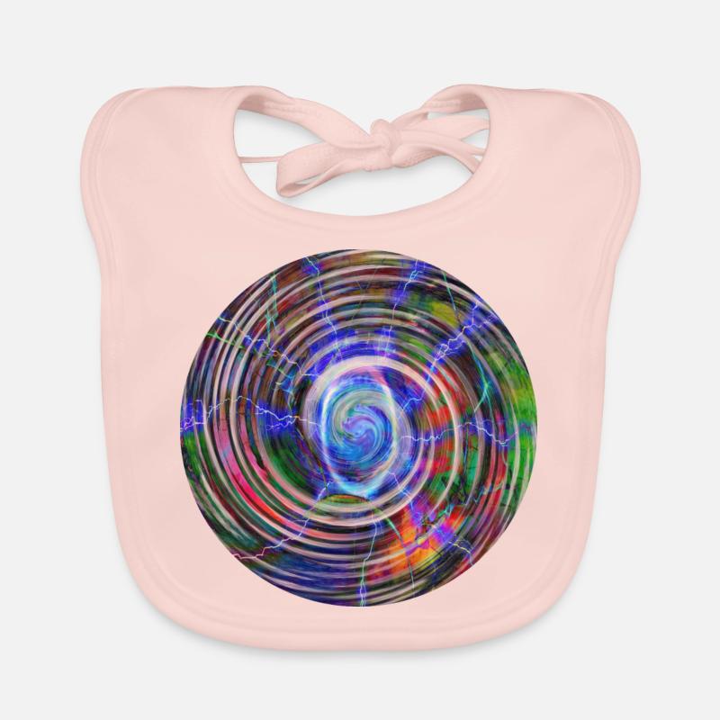 Boule de couleur éclair, boule de couleur éclair Bavoir bio Bébé