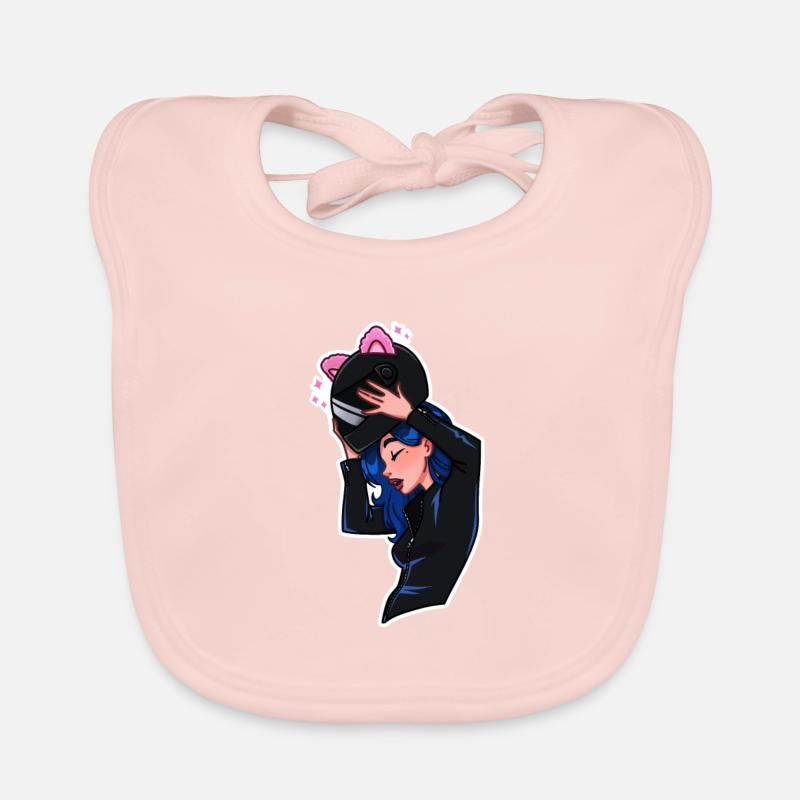 Biker par TechPrincess Bavoir bio Bébé