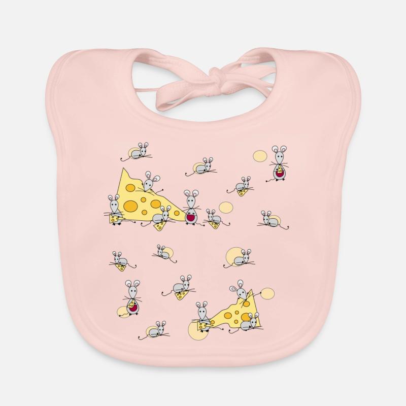 Mouse Organic Baby Bibs