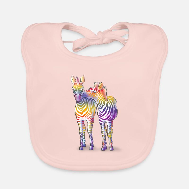 Zebra Love // art.implied Organic Baby Bibs