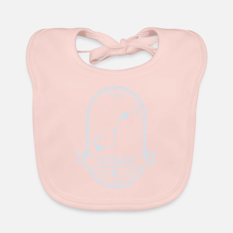 Constellation du Scorpion Bavoir bio Bébé