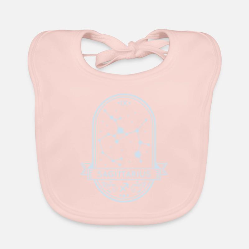 Sagittarius constellation Organic Baby Bibs