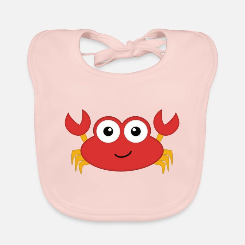 Crab Organic Baby Bibs
